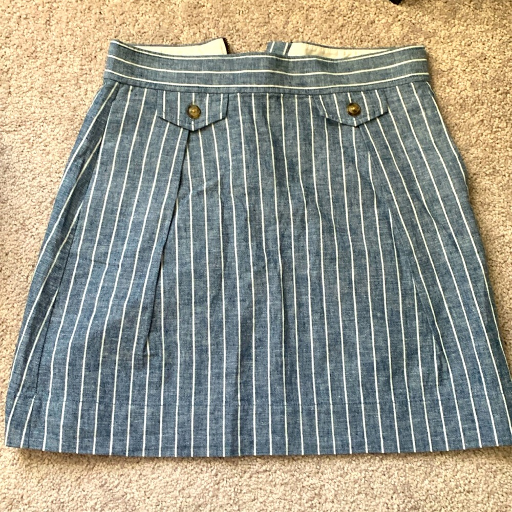 JCrew striped skirt.